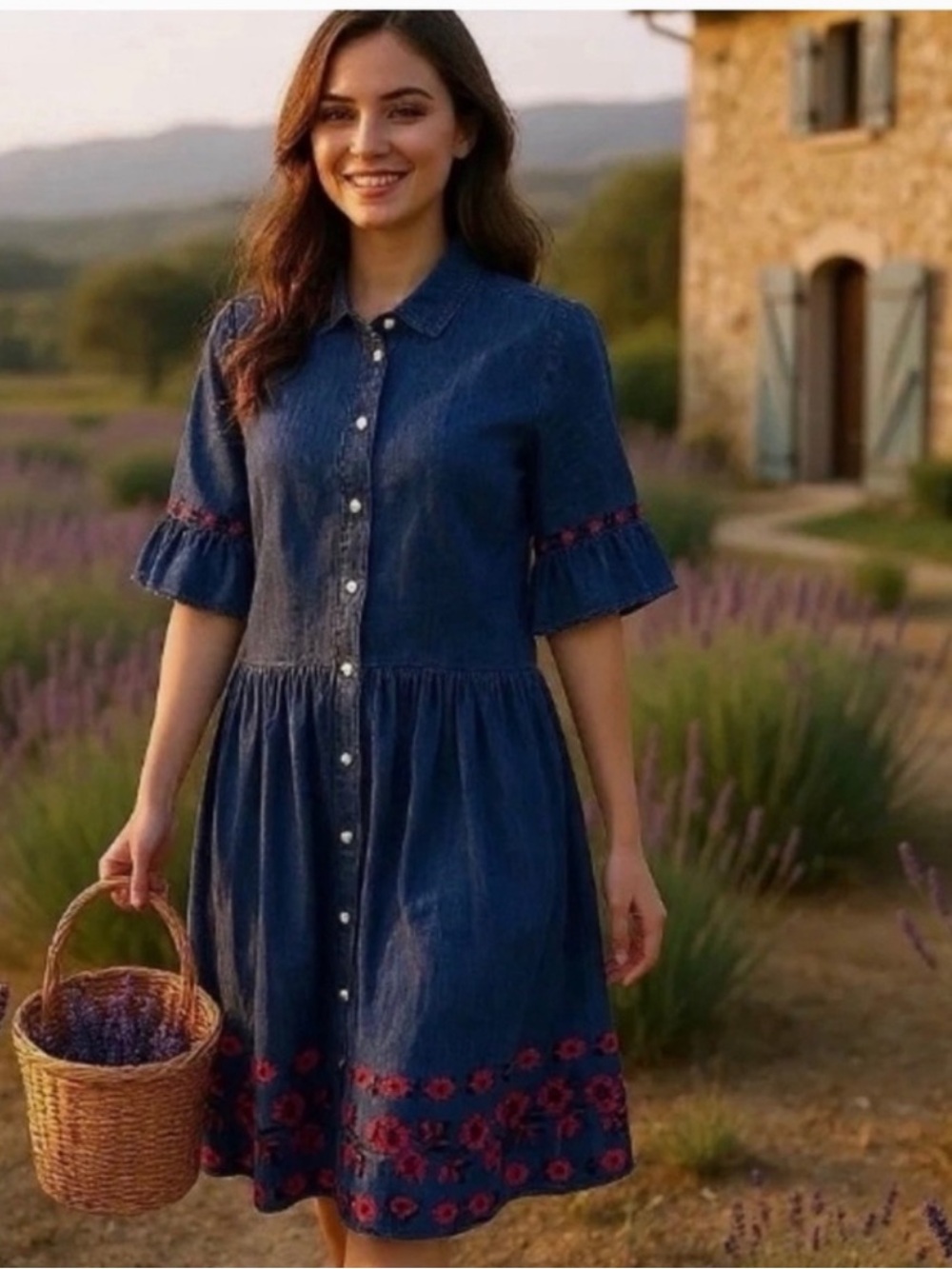Kate Spade Broome Street Denim Dress Size 10